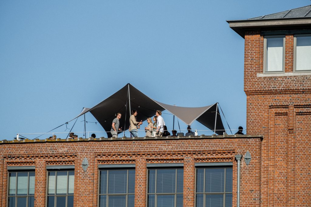 Awana Stretch Tent Used in Commercial Spaces