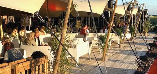 Bonga Stretch Tent Used in Commercial Spaces