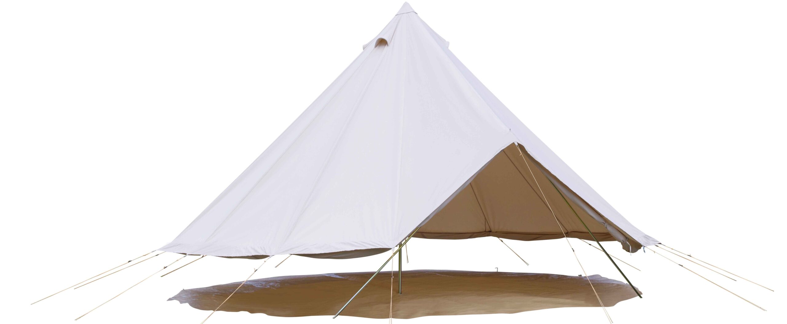 ZIG zipped-in groundsheet bell tent